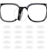 20 Pairs Eyeglass Nose Pads Stick On Silicone Anti-Slip for Glasses Sunglasses Thin Nose Pads Eye...