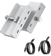 EJAY 10Gbps USB C Hub 4Ports Aluminum USB 3.2 Docking Hub Clamp Design for Desk/Computor with Ext...