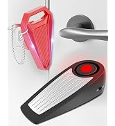 Hotel Door Locks & 130dB Door Stop Alarm, Upgraded Wedge Door Stoppers Security, Portable Door Lo...