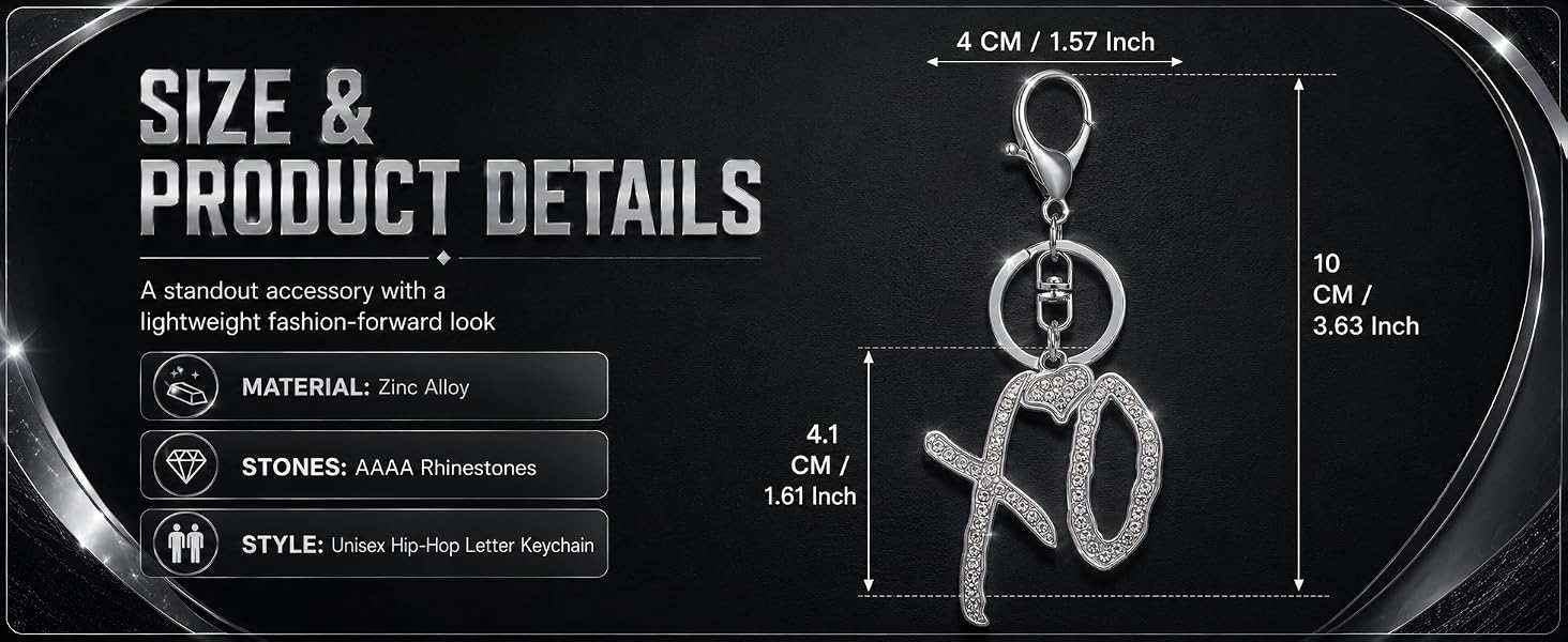 initial KeyChain for women