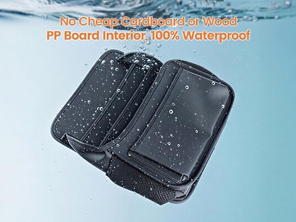 water-resistant leather car organizer