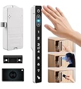 Smart Cabinet Lock with Palm Vein& Face Recognition, No APP Baby Proof Lock | Code& RFID Unlock, ...