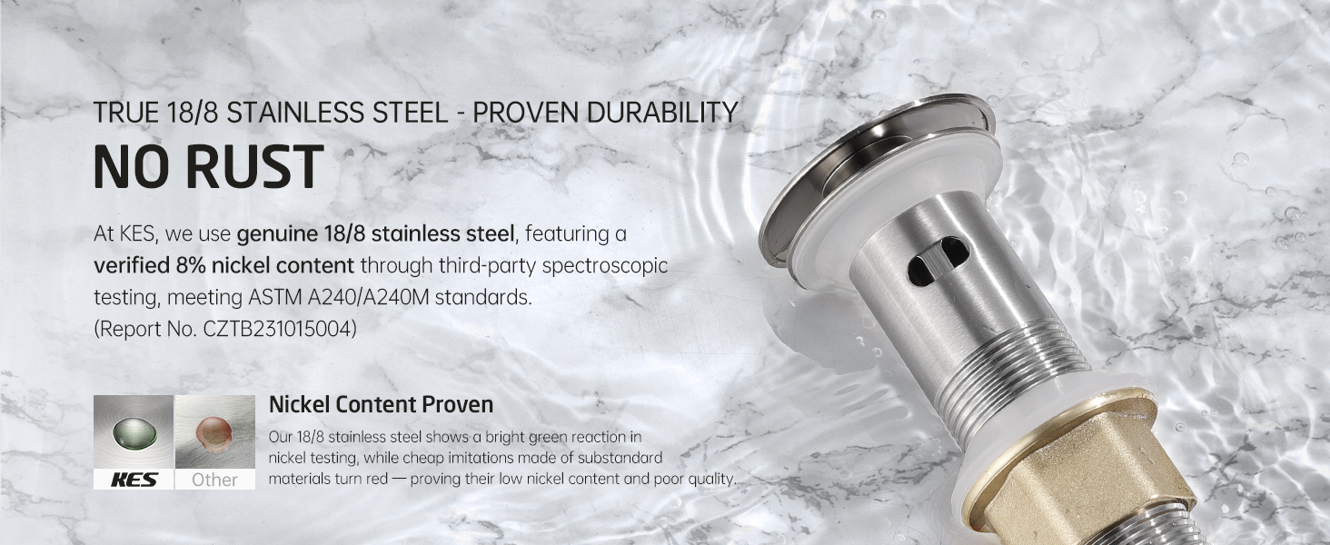 True 18/8 Stainless Steel
