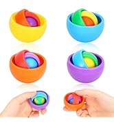 Effacera 4 Pack Fidget Toys Christmas Stocking Stuffers for Kids Adults, Gyroscope Toys ADHD Auti...