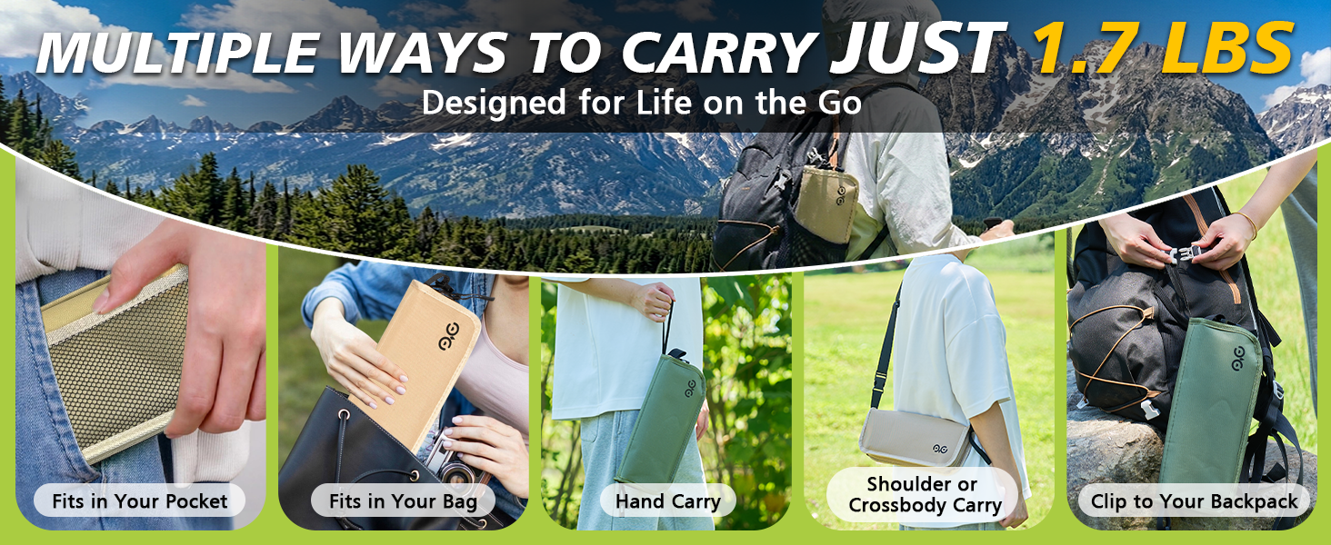 foldable backpack stool