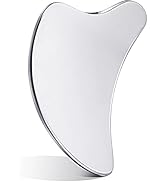 Nuanchu Stainless Steel Gua Sha Facial Tools Guasha for Face Metal Gua Sha Tighten Skin Massage G...