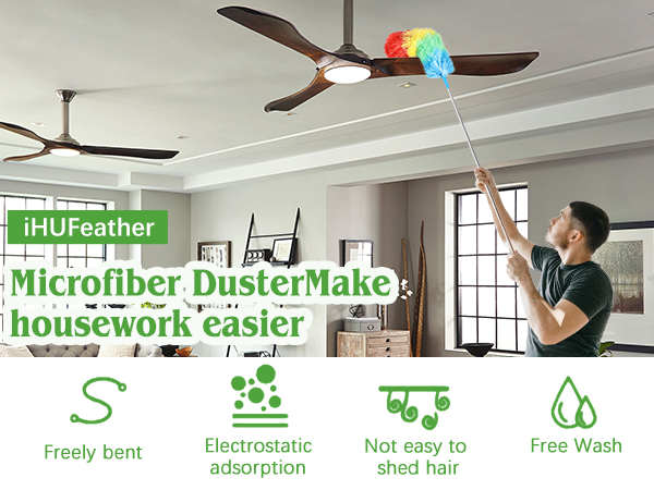 extendable duster static