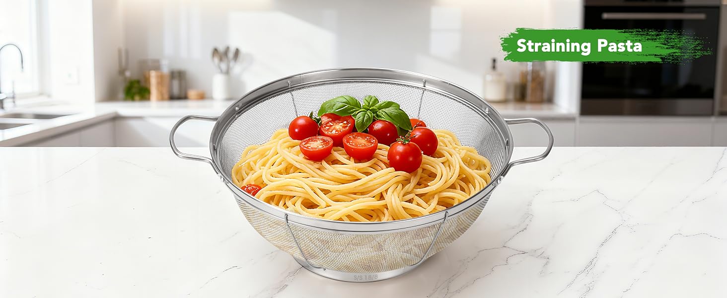 strain pasta