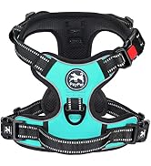 PoyPet No Pull Dog Harness, No Choke Front Clip Dog Reflective Harness, Adjustable Soft Padded Pe...