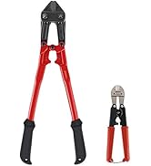 MAXPOWER 2 Piece Bolt Cutter Set, 18-Inch Heavy Duty Bolt Cutter, 8-Inch Mini Bolt Cutter, Chrome...