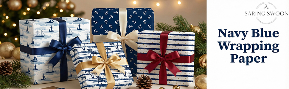 Blue Wrapping Paper