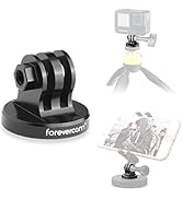 Aluminum Tripod Mount Adapter Compatible for Gopro Hero10,9,8, 7, 6, 5, 4, 3+, 3, 2, 1 HD, Hero F...