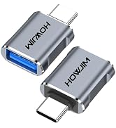 HOWJIM USB C to USB Adapter 2 Pack,10Gbps Data Transfer Fast Charging | USB C Male to USB 3.2 Fem...