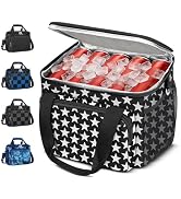 Coobiiya Insulated Lunch Box for Men & Women, Leakproof Lunch Bag Cooler Bag with 4 Pockets,Heavy...