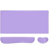 MOSISO Keyboard Mouse Pad Set,Large Gaming Mouse Pad&Keyboard Wrist Rest, Ergonomic Pain Relief W...