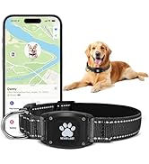 Myiwb GPS Dog Collar Tracker 2-in-1,Reflective Waterproof Pet Collar,iOS-Only,No Monthly Fees,Unl...