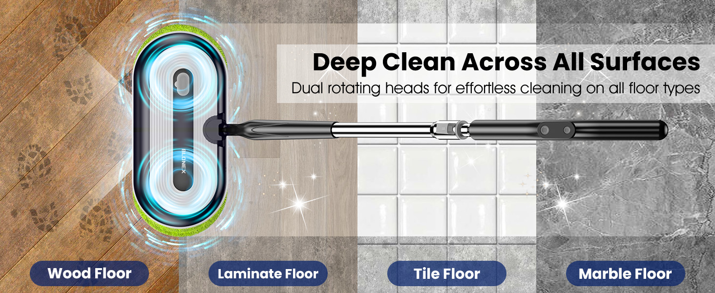 powerful dual motor electric mop floor cleaner for hardwood tile laminate marble floor cleaning