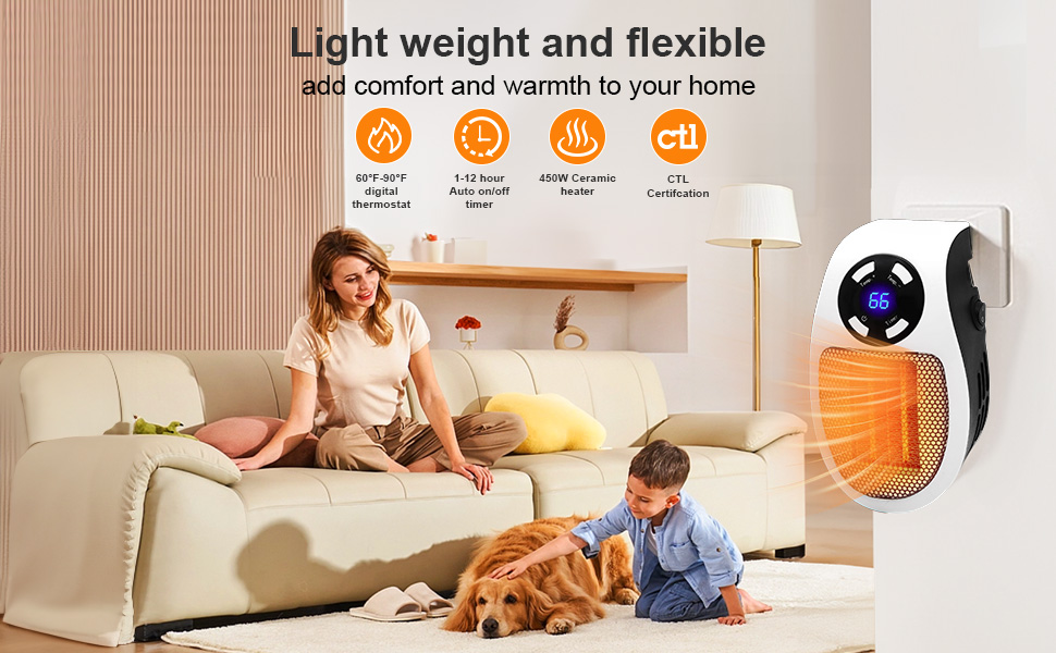 Intelligent temperature control heater