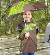 Dinosaur Raincoat and Umbrella Set