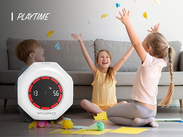 Creaviva digital visual pomodoro cube timer play game timer