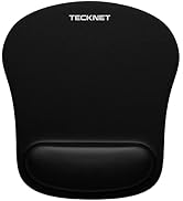 TECKNET Mouse Pad with Wrist Support, Ergonomic Gaming Mouse Pad Pain Relief, Portable Comfortabl...