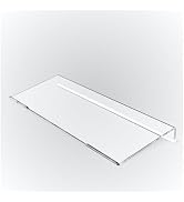 Beego Ergonomic Computer Keyboard Stand Holder Clear Acrylic Keyboard Riser Tilted Keyboard Holde...