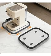 Wealone Appliance Slider for Coffee Maker, Acrylic Sliding Tray with 360° Universal Wheels, Slide...