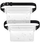 iKuShang Waterproof Fanny Pack,Phone Pouch Dry Bags for Passport Wallet Purse,Floating & Submersi...