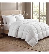 Elegant Comfort Premium Hotel Quality 100% Egyptian Cotton, 3-Piece Stripe Down Alternative Cotto...
