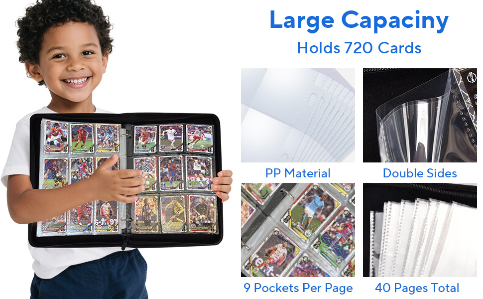 card sleeves binder sheets