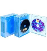 BOATISLE Double 2-Disc Blu-Ray Cases, Blu-ray/DVD/CD Multi Case 2 Tray 11mm Replacement Box, Disc...