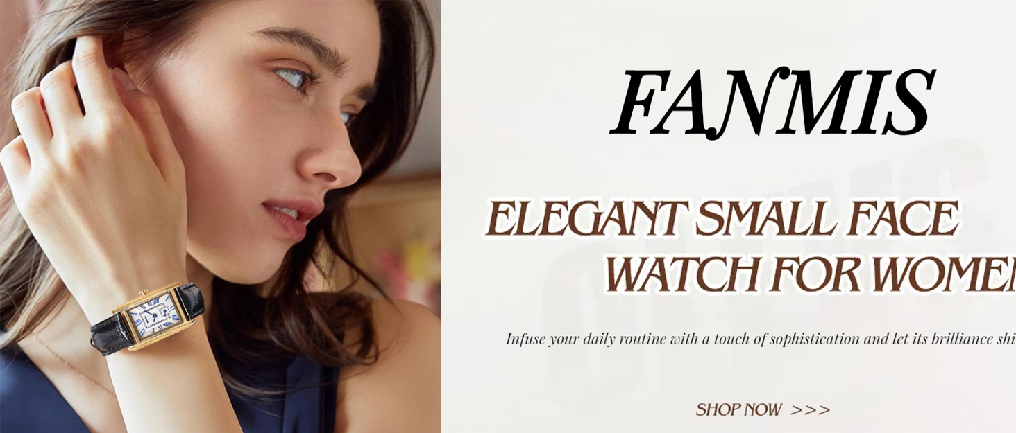 Vintage Women's Rectangle Wrist Watch Classic Ladies Analog Quartz Watch