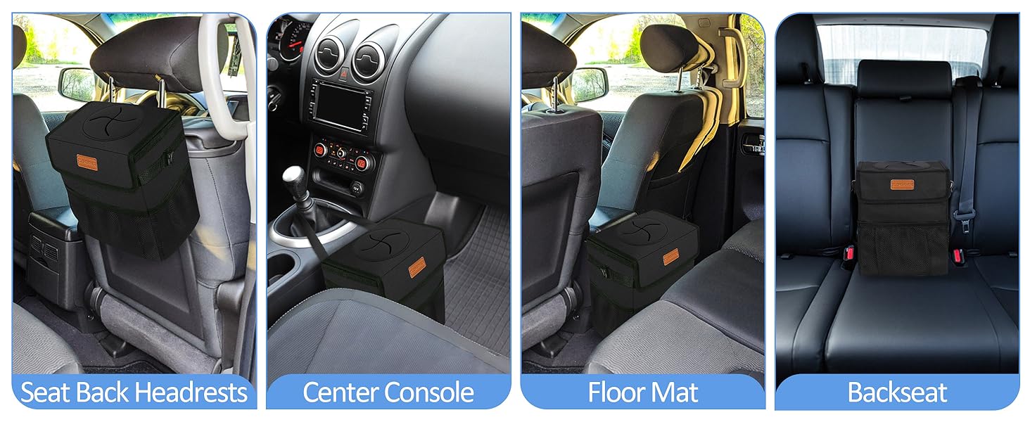 automotive garbage cans