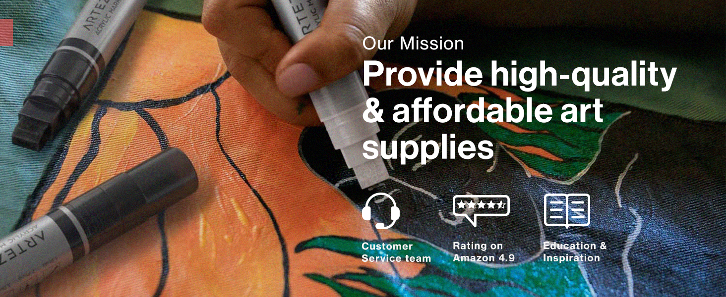 acrylic paint gel pens pencil sharpeners paint brushes sticky notes pencils paint fountain pen