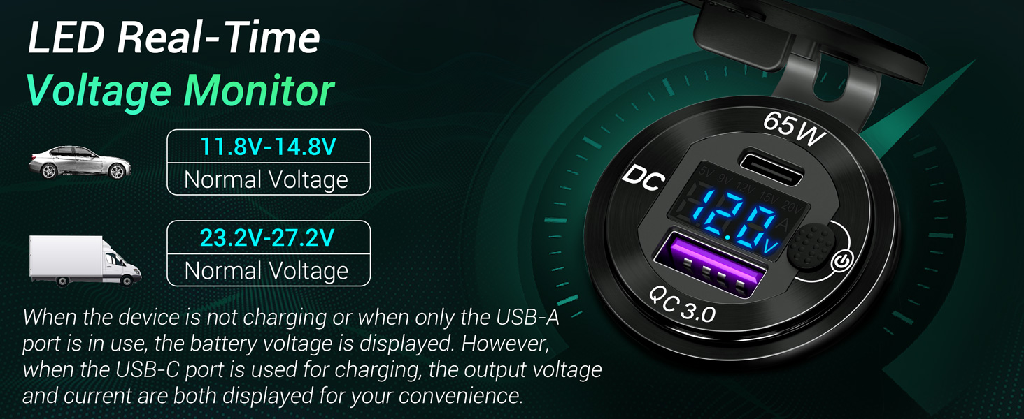 LED voltmeter