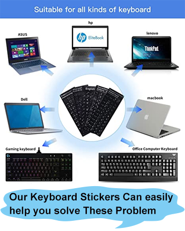 computer keyboard stickers