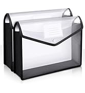 SKYDUE 2PCS Document Holder, Plastic Expanding File Folder,No Dividers, A4 Letter Size Envelopes ...