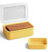 AIMAIAIMAI Extra Large Travel Soap Case fits Duke Cannon 10 oz Soap Bars, Leak Resistant Silicone...