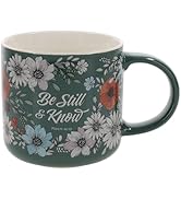 Christian Art Gifts Inspirational Scripture Ceramic Coffee & Tea Mug for Women: Be Still & Know E...