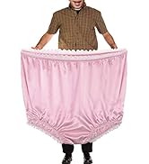 COZYMATE Big Undies Gag Gift Funny Big Underwear Mama Undies Plus Size Granny Panties White Eleph...