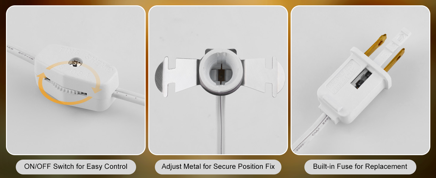 Accessory Cord with LED Bulb
