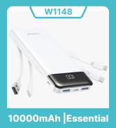 charmast Portable Charger with Reinforced Built-in 4 Cables,10000mAh Power Bank Travel Essentials...