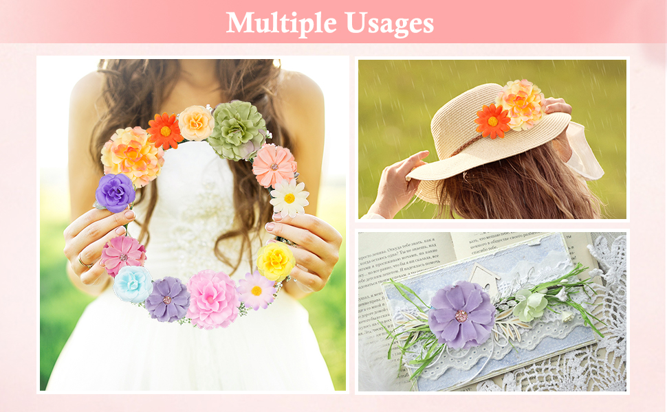 fabric flowers for crafts