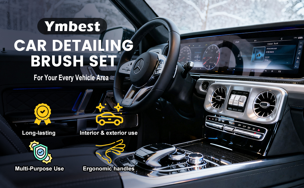 detailing brush set interior