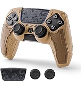 GeekShare G.S.TAC Tactical PS5 Controller Skin Set: Non-Slip Silicone Cover Compatible with PS5 W...
