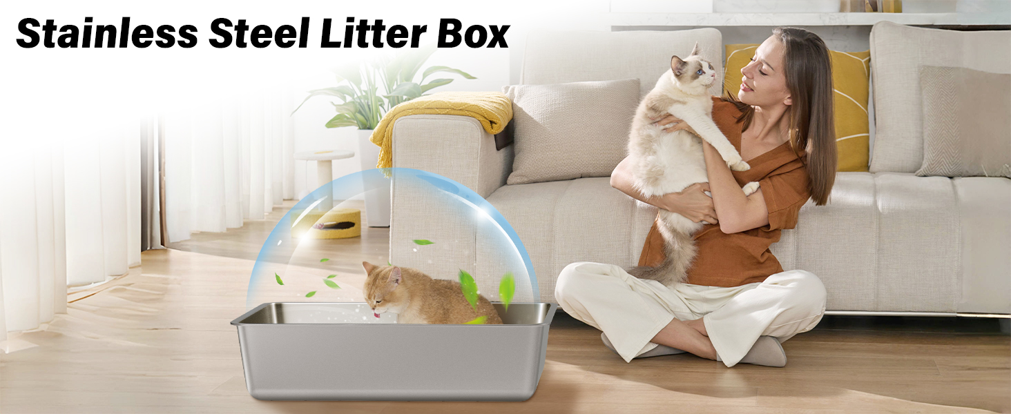 stainless steel litter box