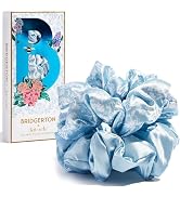 Bridgerton x Kitsch Satin Scrunchies for Women, No Snag, No Tugging, Soft & Comfortable Scrunchie...