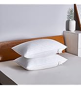 Acanva Bed Pillows for Sleeping 2 Pack with Luxury Hotel Quality, Super Plush 3D Fiber Filling, T...
