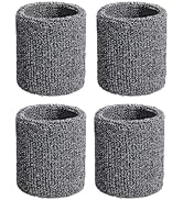 Sweat Bands for Wrists,Tennis Wristband Absorbing Cotton Terry Cloths Arm Sweat Bands for Women M...