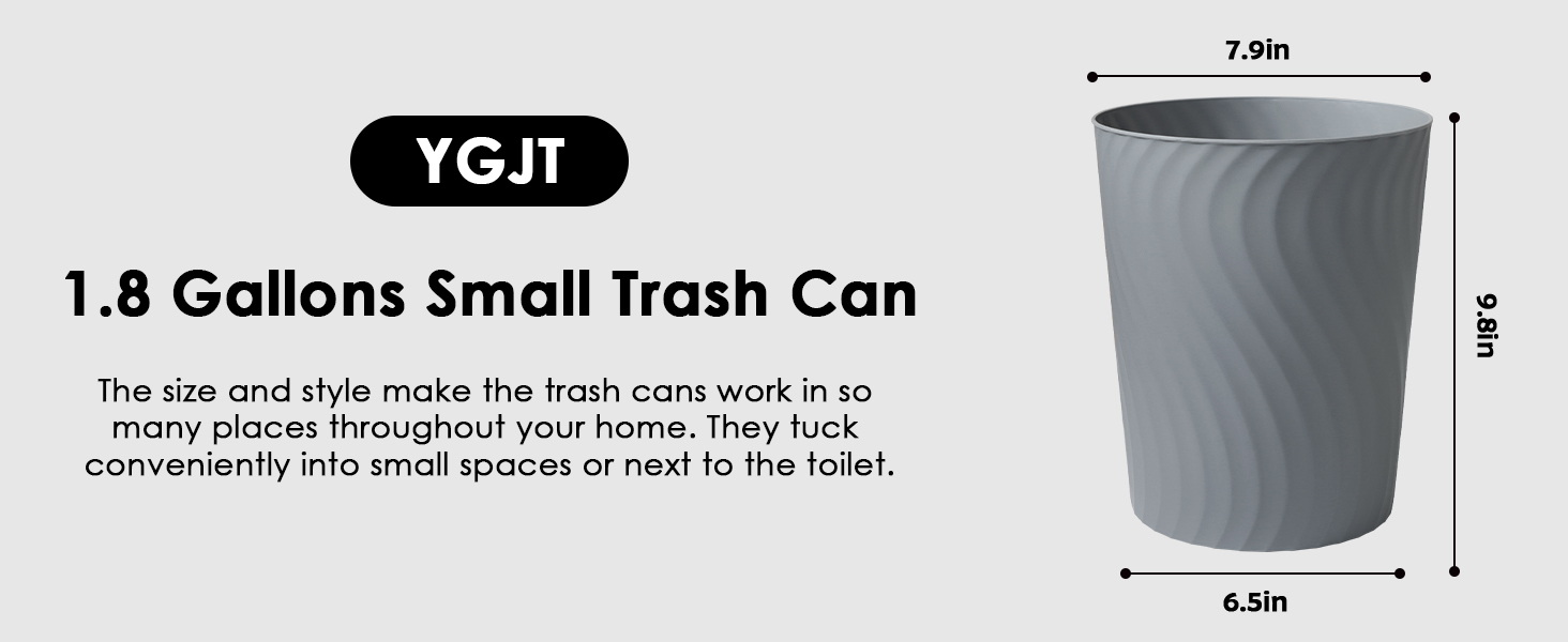 small trash can